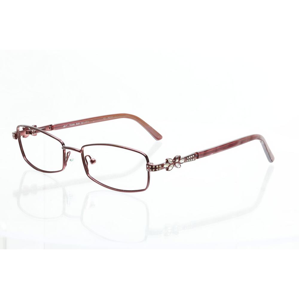 Tura TE208 BUR 52-17mm Eyeglasses FRAMES ONLY - FAIR CONDITION - READ